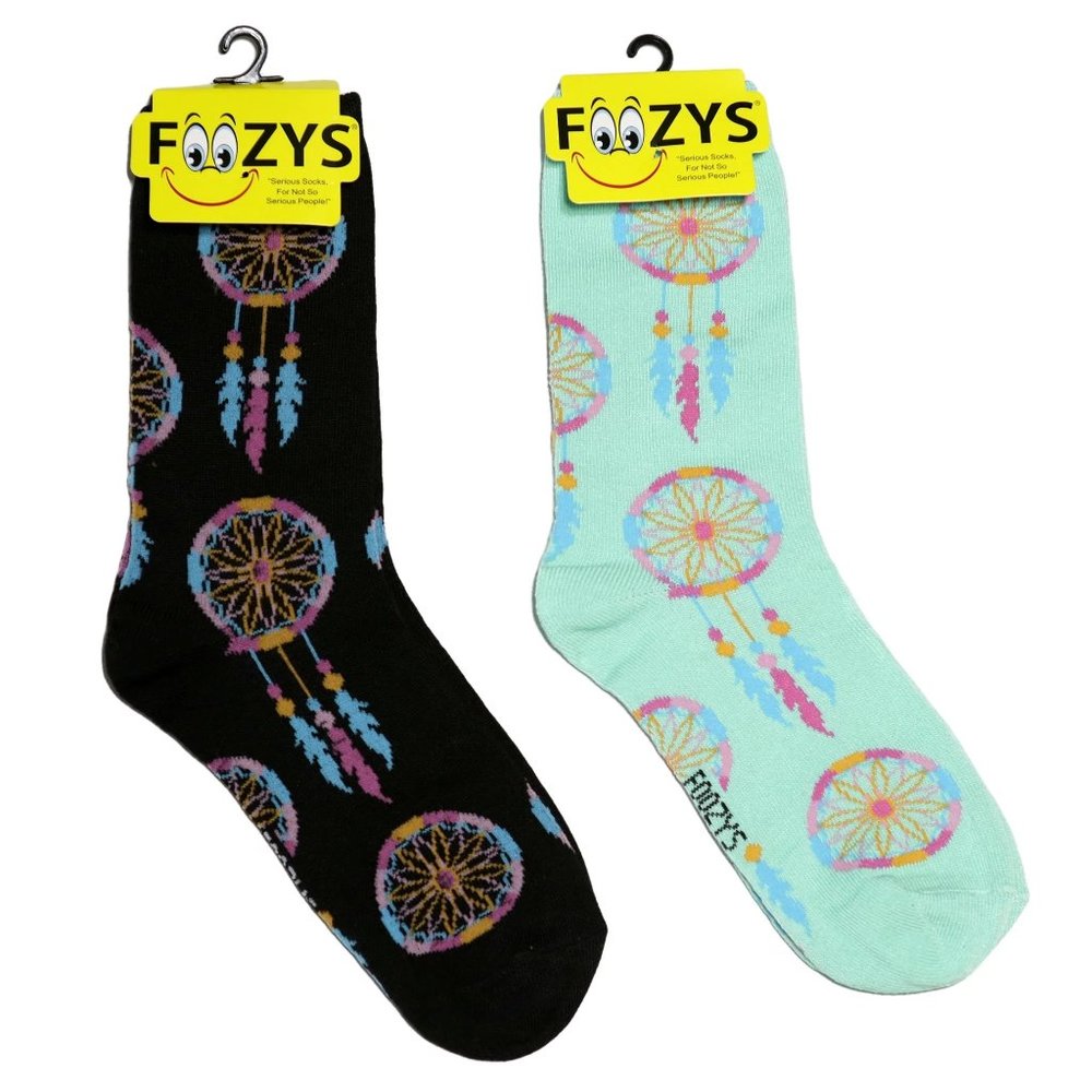 Dream Catcher Native Southwestern Dreamcatcher Socks Foozys Women's 2 Pair